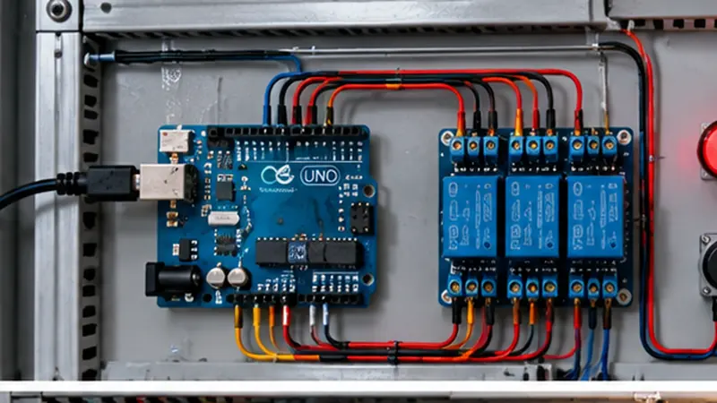 Arduino UNO — 3 botoeiras + 3 lâmpadas