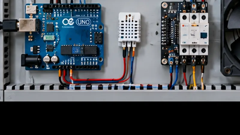 Arduino — sensor analógico + ventilador