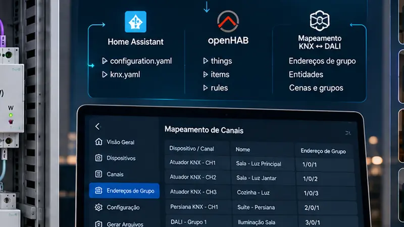 KNX/IP — Integração com Home Assistant