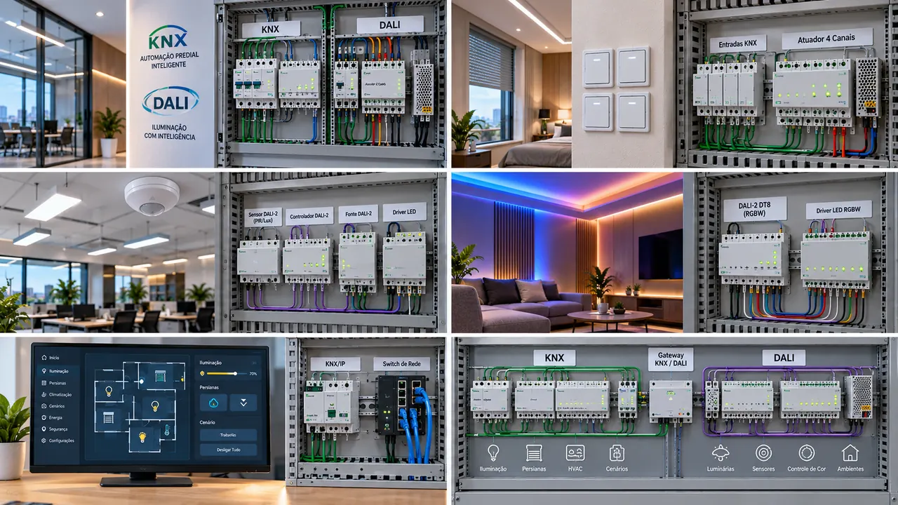 Automação KNX e DALI