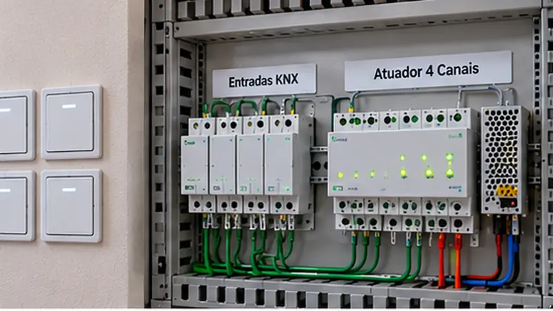 Exemplo KNX e DALI