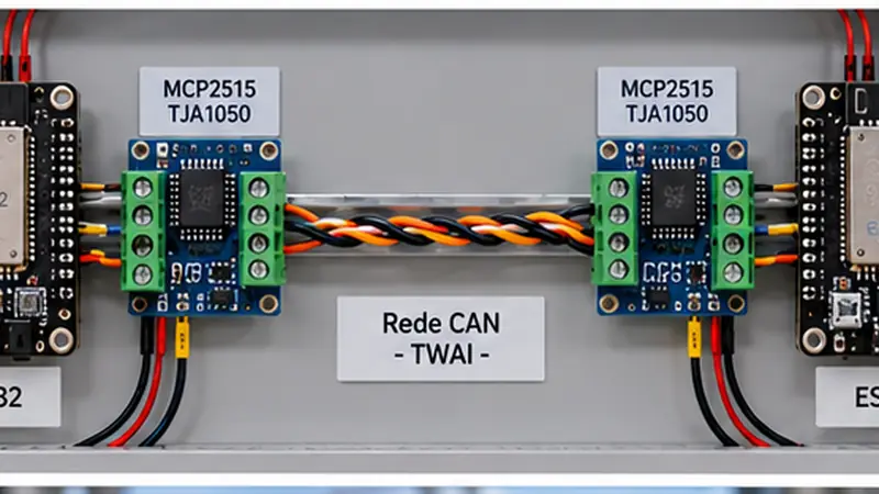CAN/TWAI — comunicação entre dois ESP32