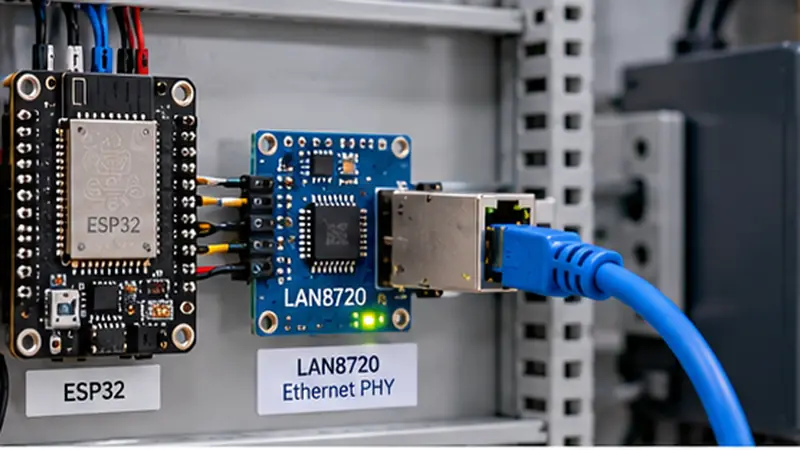 ESP32 Ethernet — LAN8720 via RMII