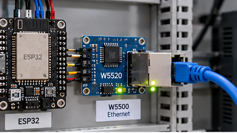 ESP32 Ethernet — W5500 via SPI